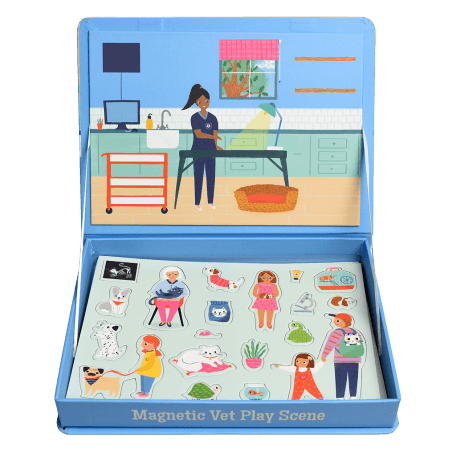 Magnetic Vet Play Scene Kit