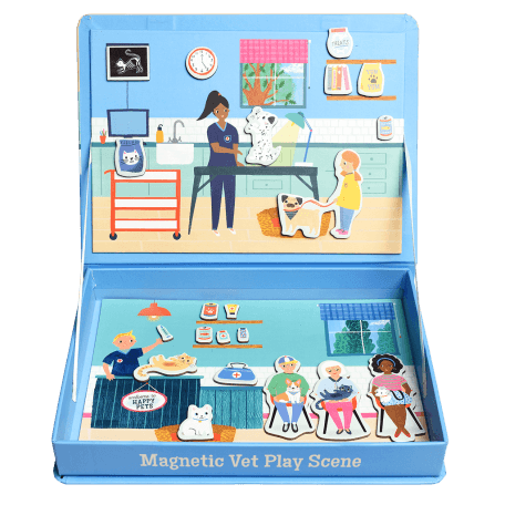 Magnetic Vet Play Scene Kit