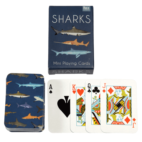 Sharks Mini Playing Cards