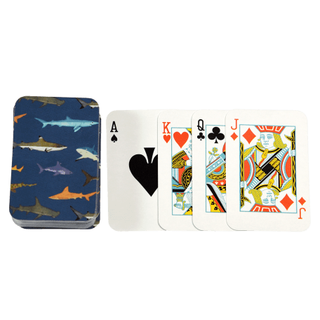 Sharks Mini Playing Cards