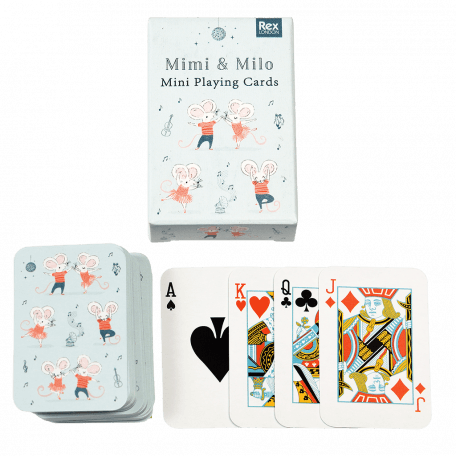 Mimi And Milo Mini Playing Cards