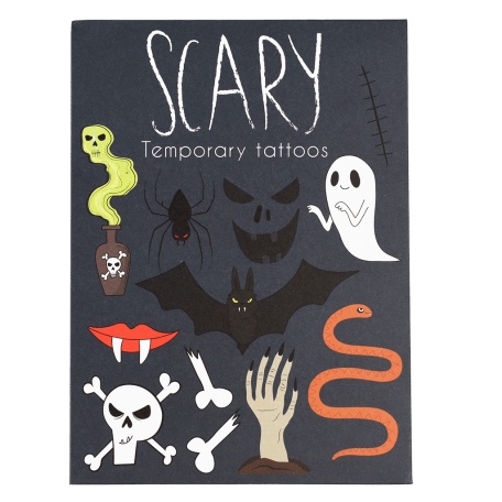 Temporary Tattoos - Scary