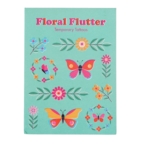 Temporary Tattoos - Floral Flutter