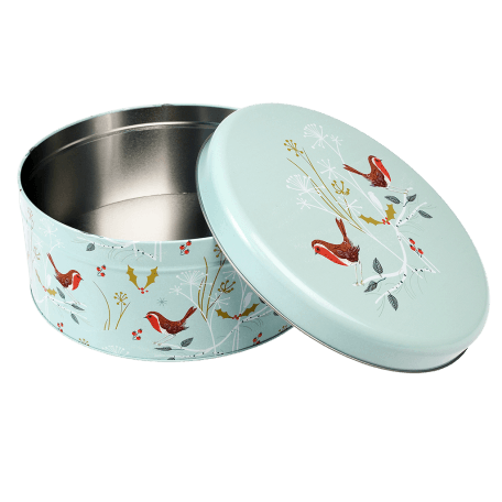 Winter Walk Cake Storage Tin