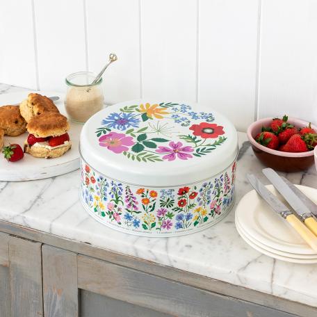 Cake Tin - Wild Flowers