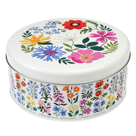 Wild Flowers Cake Storage Tin