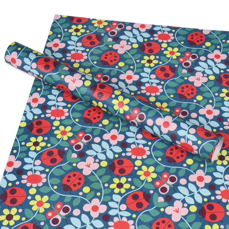 Wrapping Paper (5 Sheets) - Ladybird