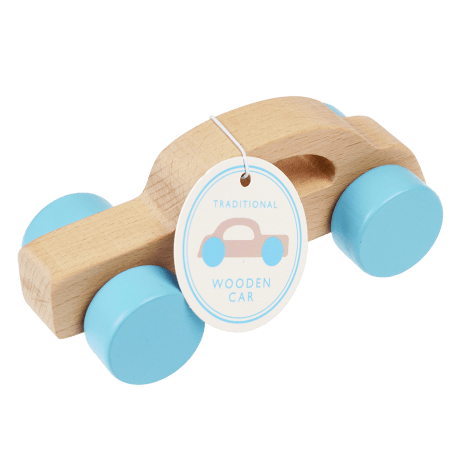 Wooden Push Along Toy - Car