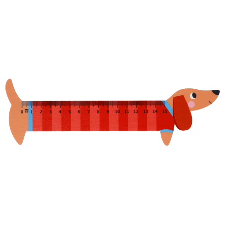 Wooden Ruler - Sausage Dog