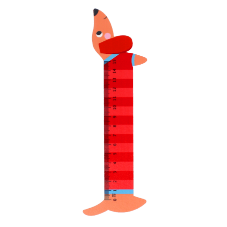 Wooden Ruler - Sausage Dog