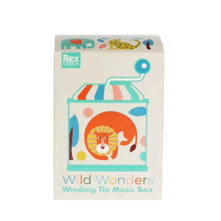 Winding Tin Music Box - Wild Wonders