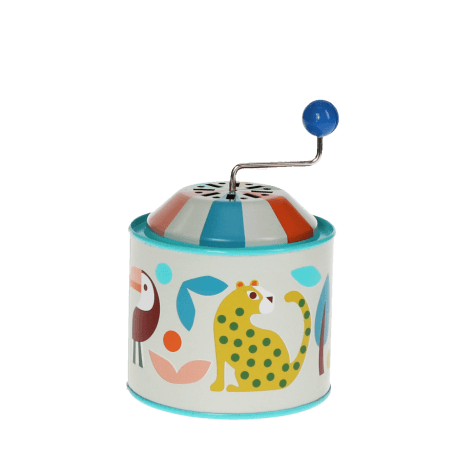 Winding Tin Music Box - Wild Wonders