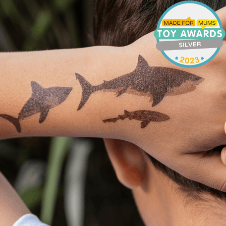 Shark Temporary Tattoos (2 Sheets)