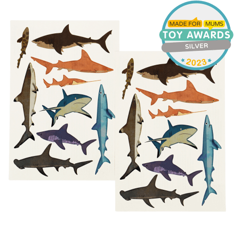 Shark Temporary Tattoos (2 Sheets)