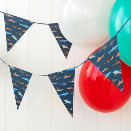 Sharks Paper Bunting