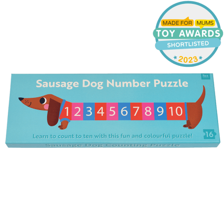 Sausage Dog Number Puzzle - Shortlisted - Made for mums toy awards