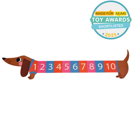 Sausage Dog Number Puzzle - Shortlisted - Made for mums toy awards