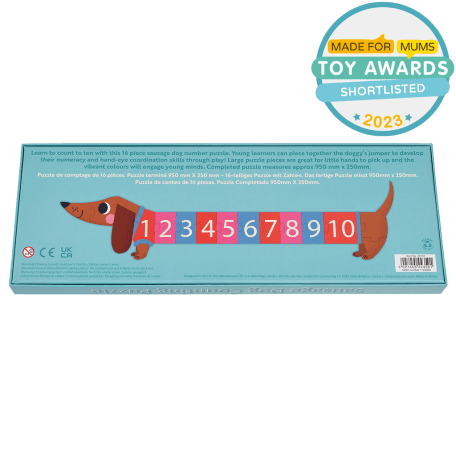 Sausage Dog Number Puzzle - Shortlisted - Made for mums toy awards