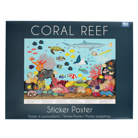 Coral Reef Sticker Poster