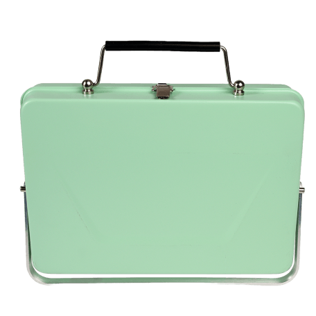 Portable Suitcase Bbq - Green