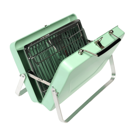 Portable Suitcase Bbq - Green