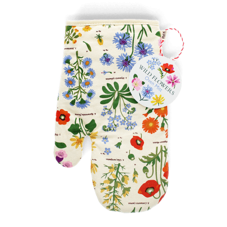 Single Oven Mitt - Wild Flowers