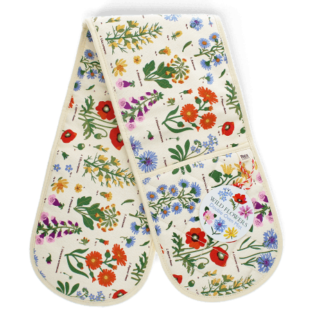 Double Oven Glove - Wild Flowers