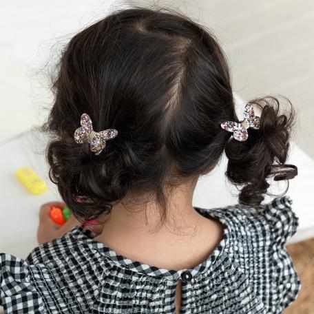 Glitter Butterfly Hair Bands (set Of 4) - Fairies In The Garden