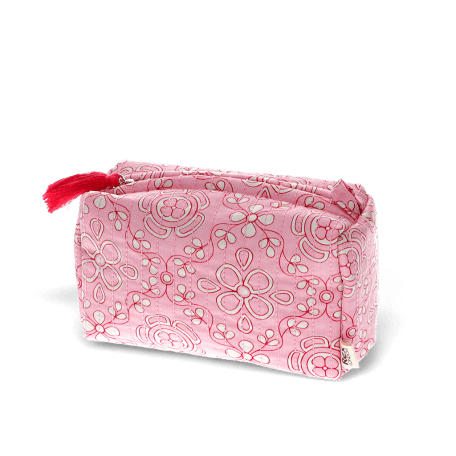 Quilted Makeup Bag - Anushka