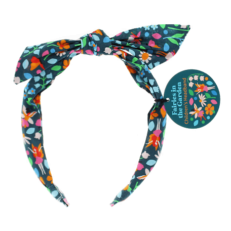 Fabric Headband - Fairies In The Garden