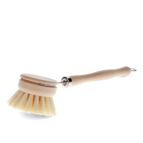 Long-Handled Wooden Pan Brush