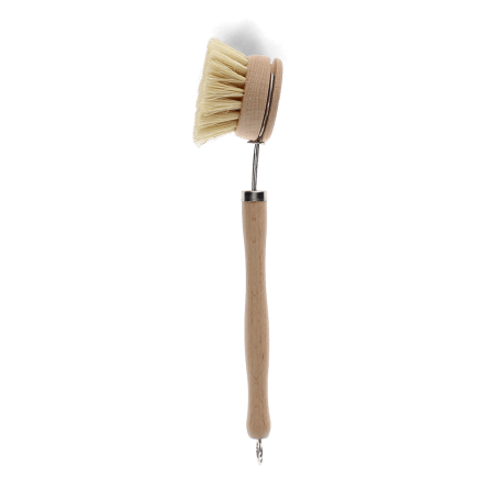 Long-Handled Wooden Pan Brush