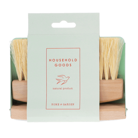 Wooden Table Brush And Pan Set - Pistachio