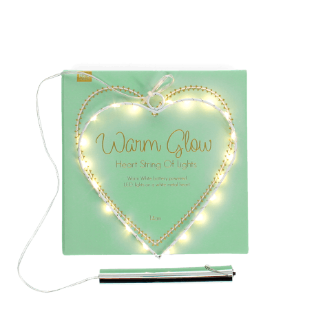 Small Metal Heart Led Light