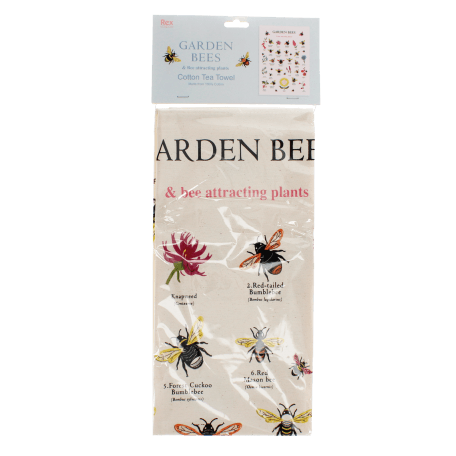 Tea Towel - Garden Bees