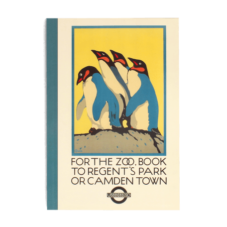 A5 Notebook - Tfl Vintage Poster: "For The Zoo…"