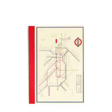 A6 Notebook - Tfl Heritage Tube Map