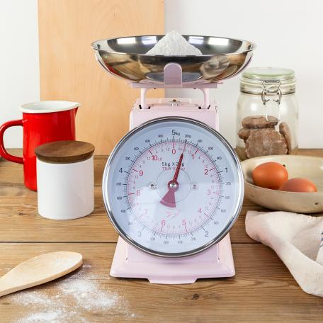 Kitchen Scales - Light Pink