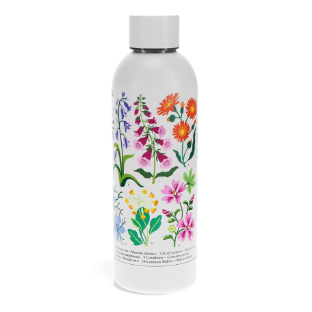 Stainless Steel Drinks Bottle 500ml - Wild Flowers