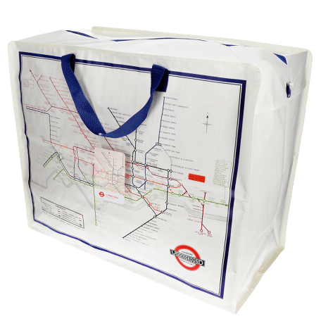 Jumbo storage bag - TfL Heritage Tube Map