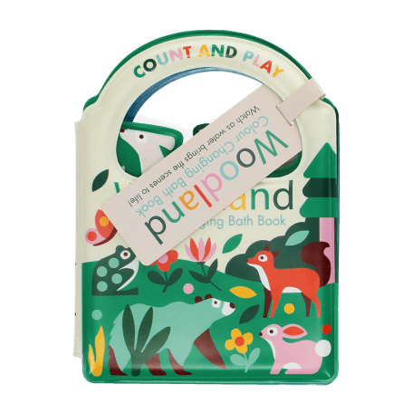 Colour changing bath book - Woodland