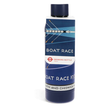 Stainless steel bottle 500ml - TfL Vintage Poster "Boat Race"