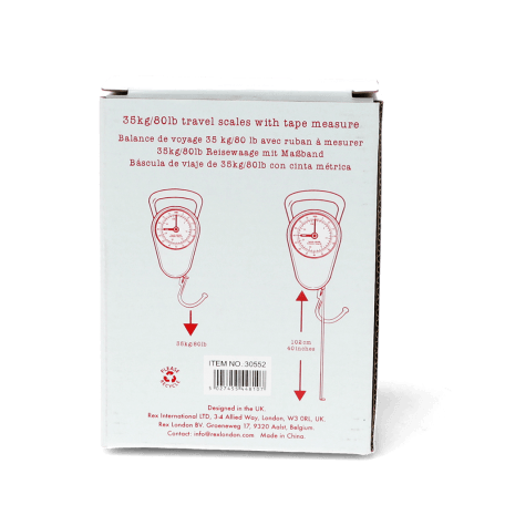 Travel scales - Red