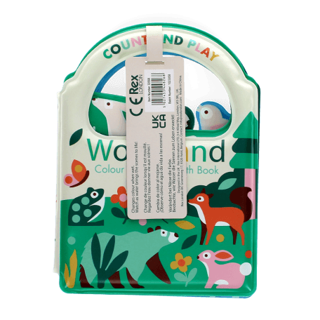 Colour changing bath book - Woodland