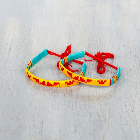 Handmade Mayan friendship bracelet