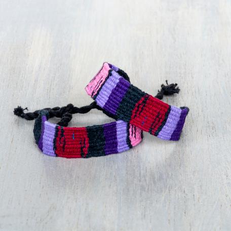 Handmade Mayan friendship bracelet