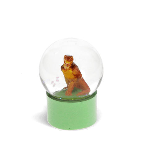 Mini glitter globe - Dinosaur