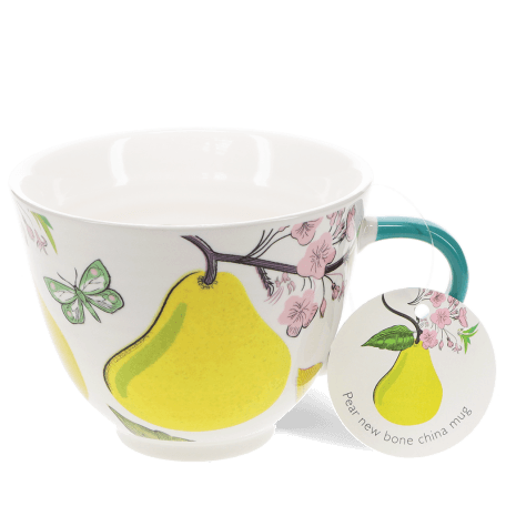 New bone china mug - Pear