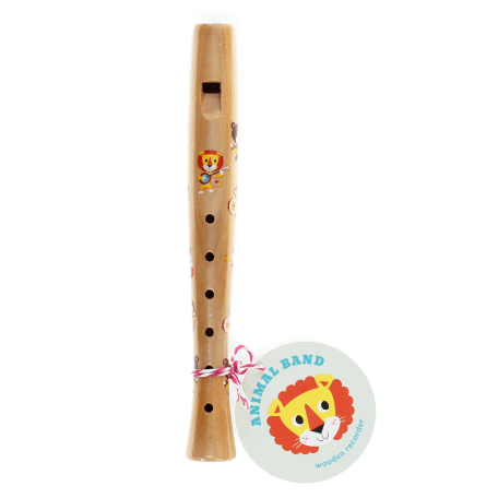 Children's wooden recorder - Animal Band