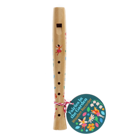 Children's wooden recorder - Fairies in the Garden